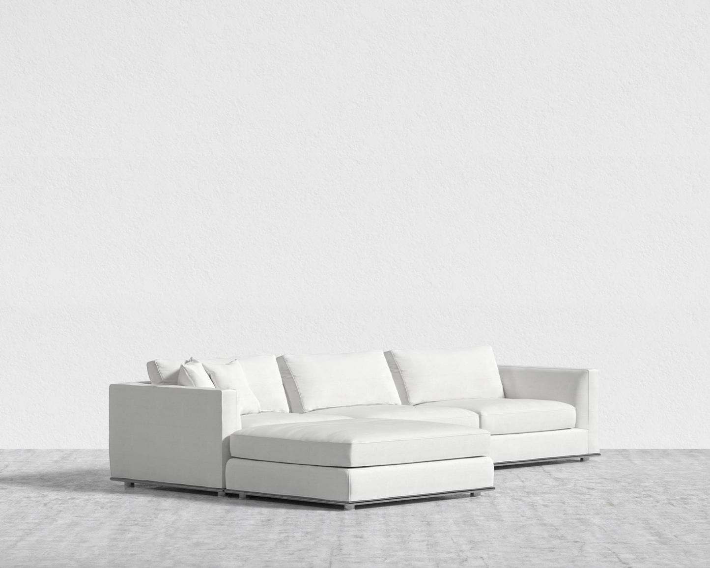 Milo Modular Sectional - Performance Linen - Swan