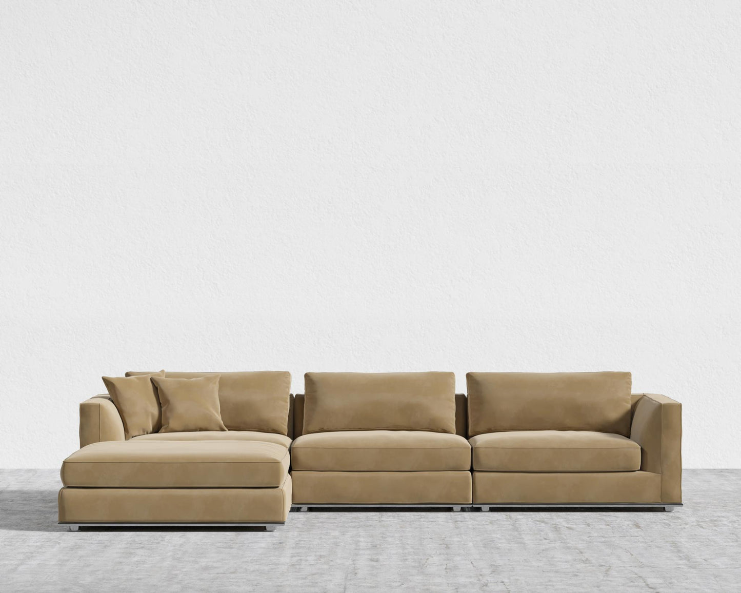 Milo Modular Sectional - Plush Velvet - Dune