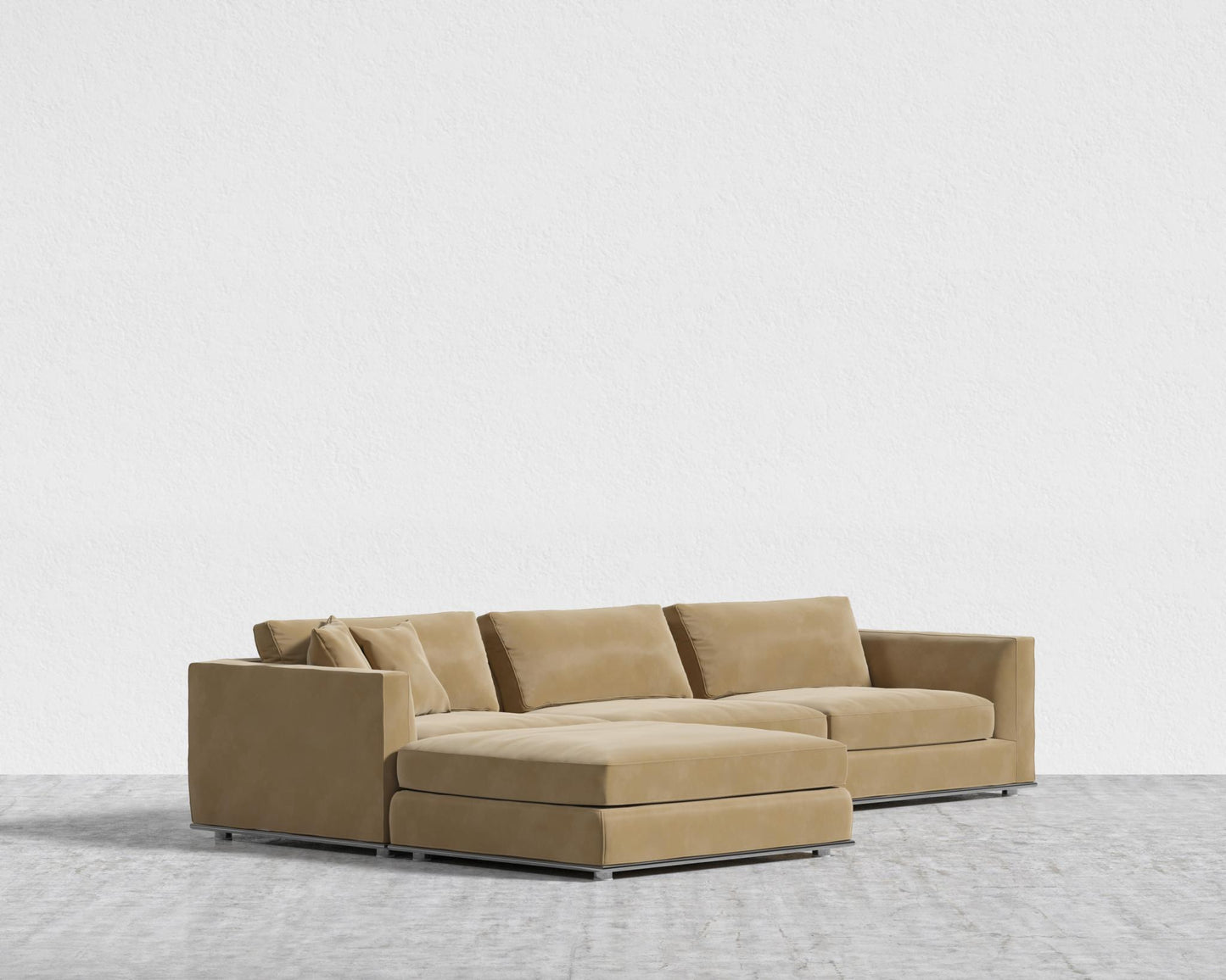 Milo Sofa - Plush Velvet - Dune