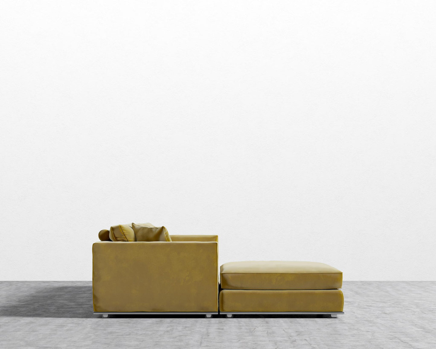 Milo Modular Sectional - Plush Velvet - Golden Beryl