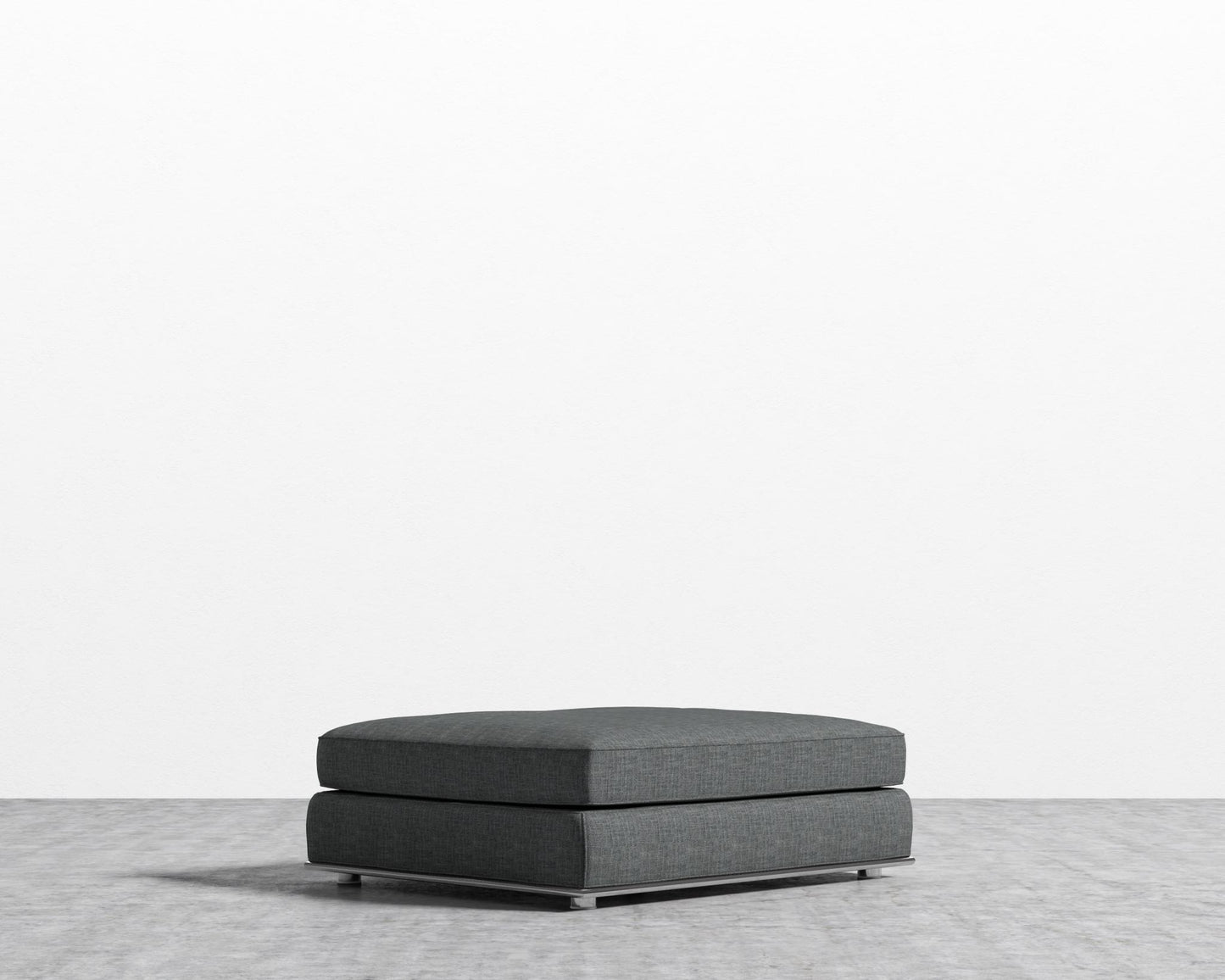 Milo 1-Seater - Ottoman - Classic Tweed - Overcast