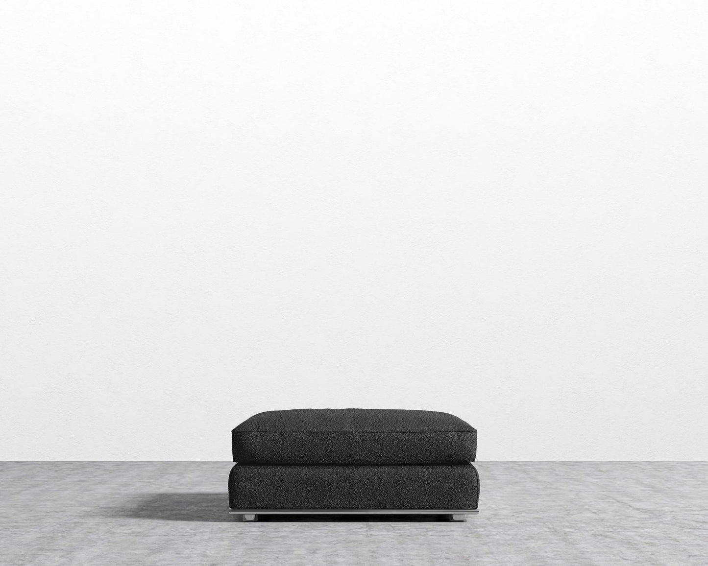 Milo 1-Seater - Ottoman - Chatou Bouclé - Caviar