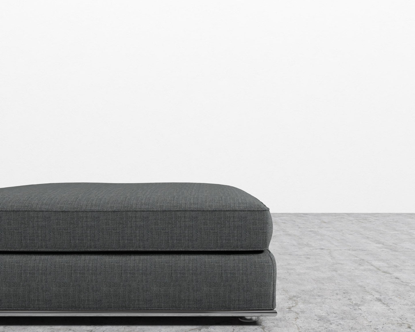 Milo 1-Seater - Ottoman - Classic Tweed - Overcast