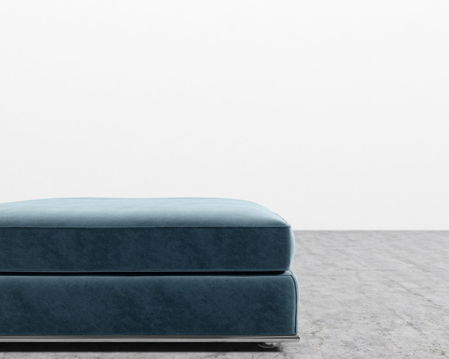 Milo 1-Seater - Ottoman - Vintage Velvet - Solstice