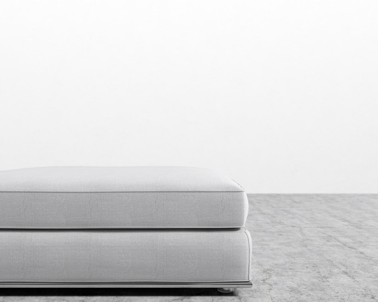 Milo 1-Seater - Ottoman - Leuven Linen - Opal