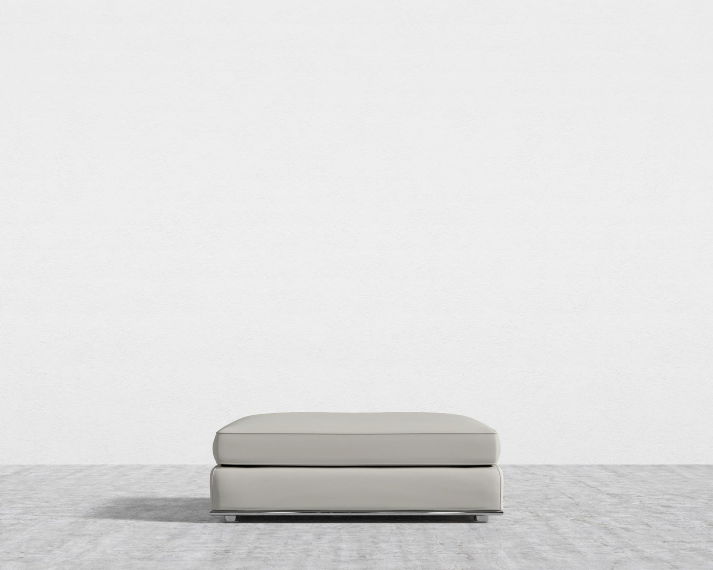 Milo 1-Seater - Ottoman - Microfiber Leather - Trento Taupe