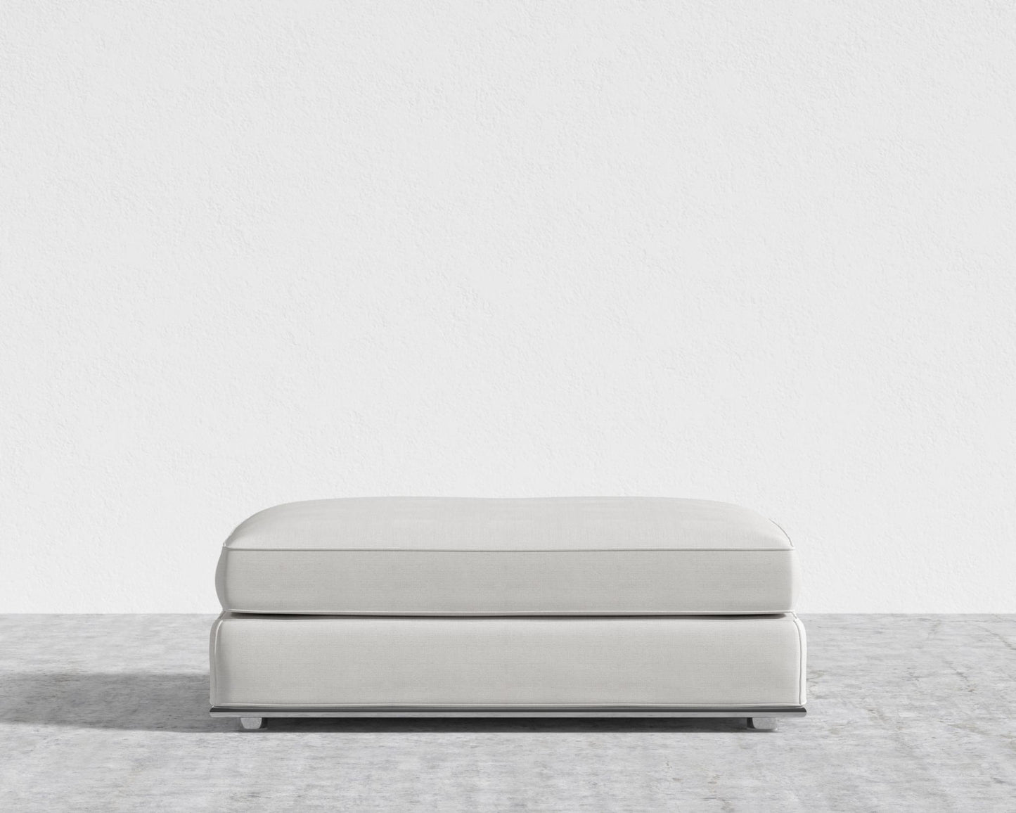 Milo 1-Seater - Ottoman - Performance Linen - Swan