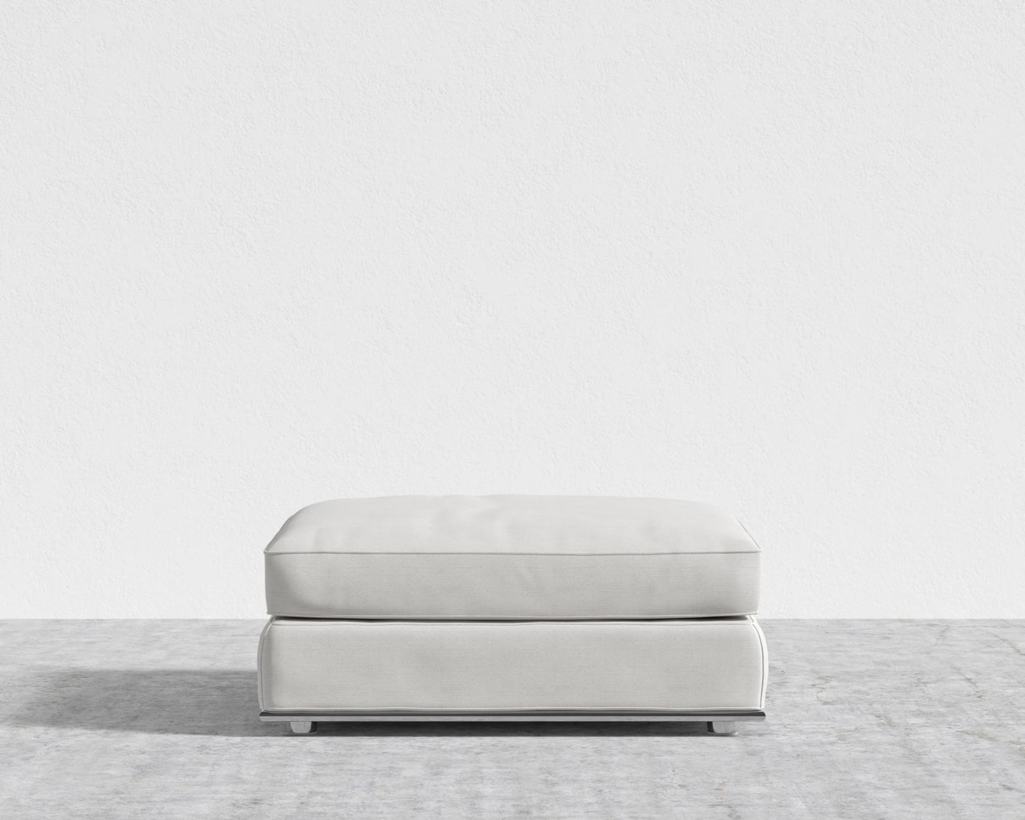 Milo 1-Seater - Ottoman - Performance Linen - Swan