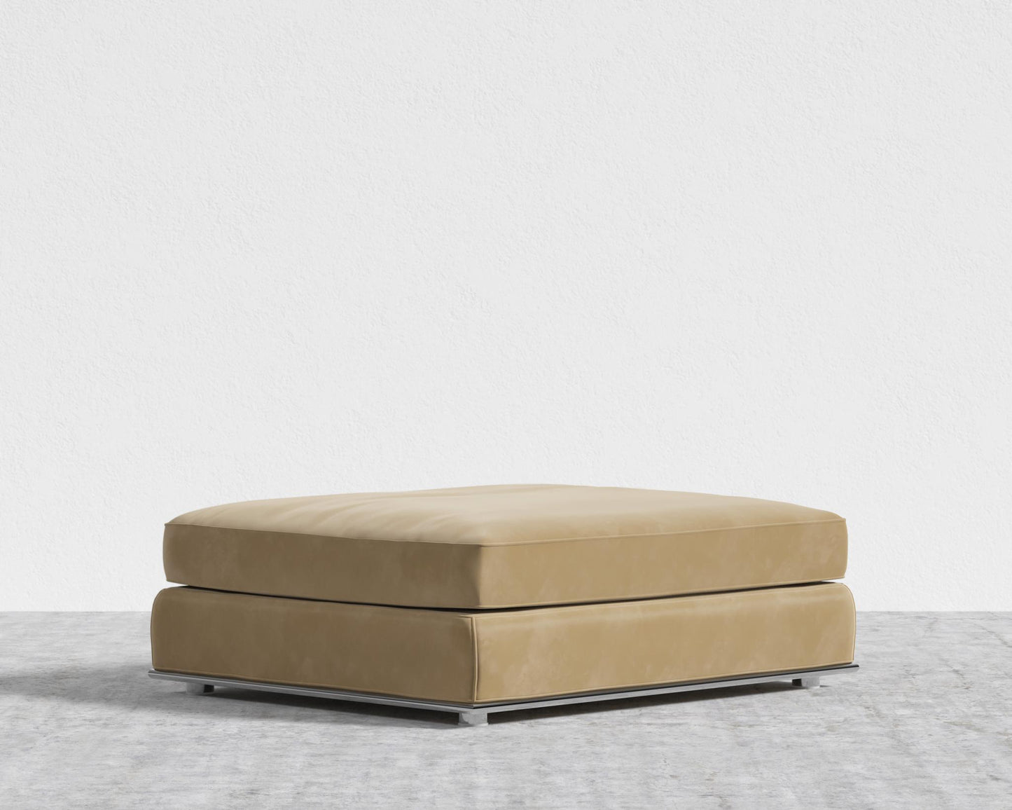 Milo 1-Seater - Ottoman - Plush Velvet - Dune