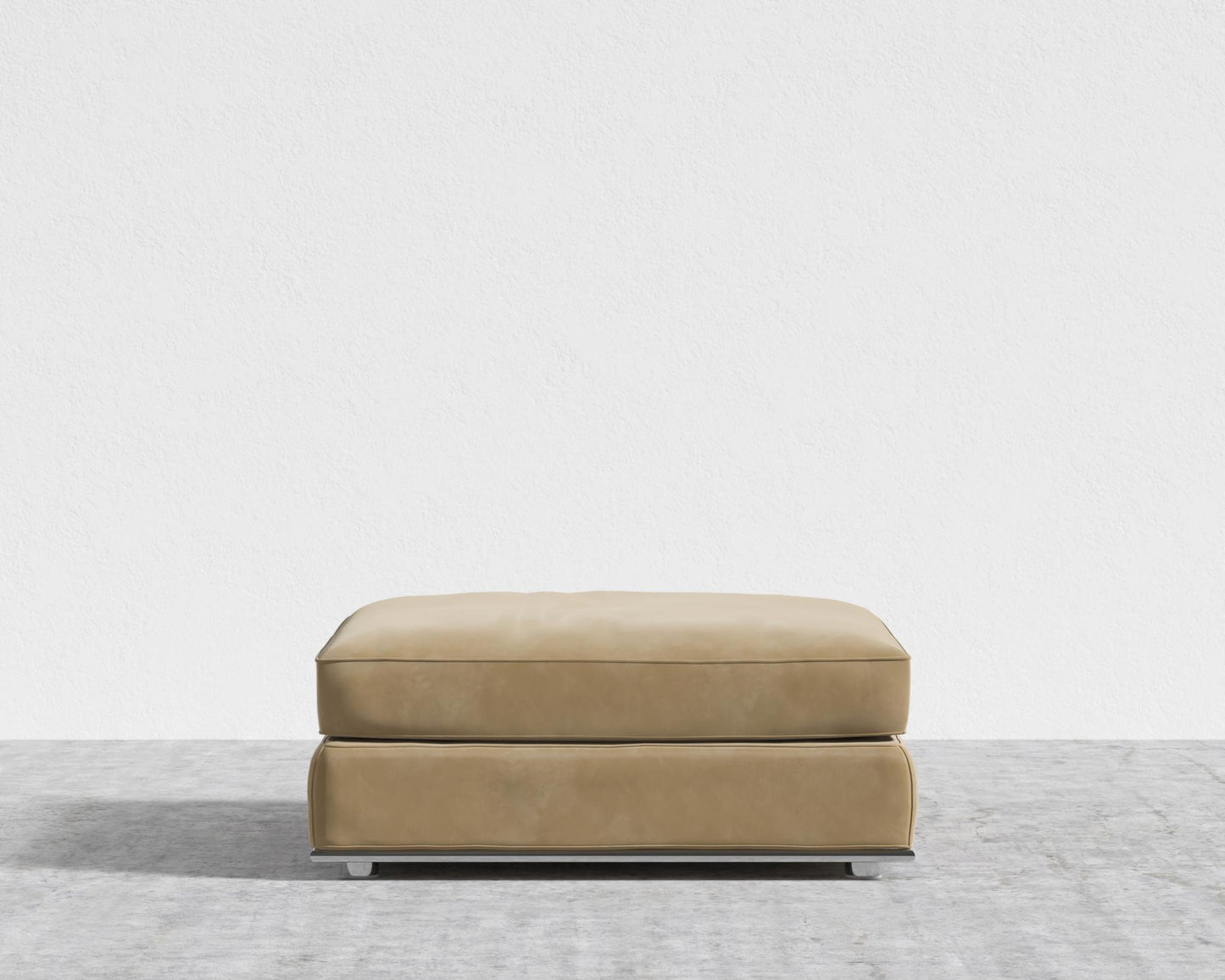Milo 1-Seater - Ottoman - Plush Velvet - Dune