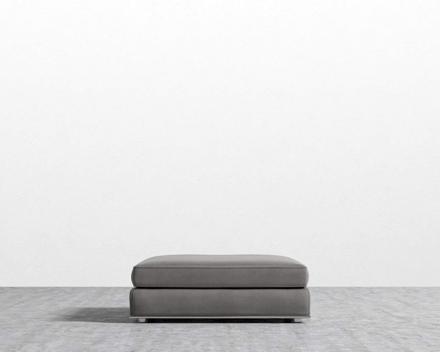 Milo 1-Seater - Ottoman - Venice Vegan Suede - Strato