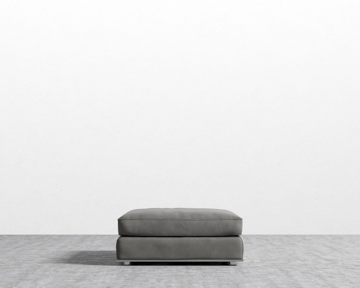 Milo 1-Seater - Ottoman - Venice Vegan Suede - Strato