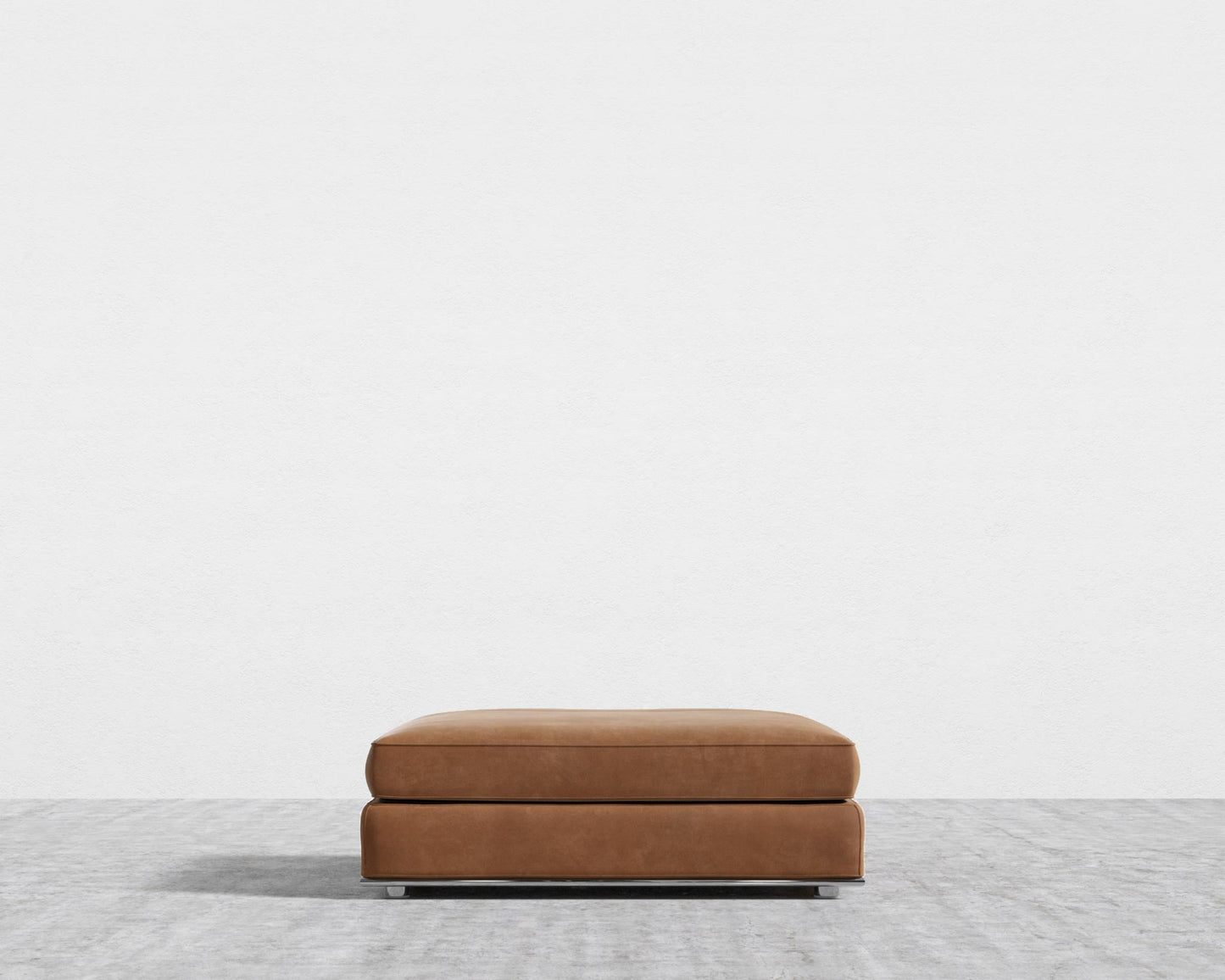 Milo 1-Seater - Ottoman - Venice Vegan Suede - Cider