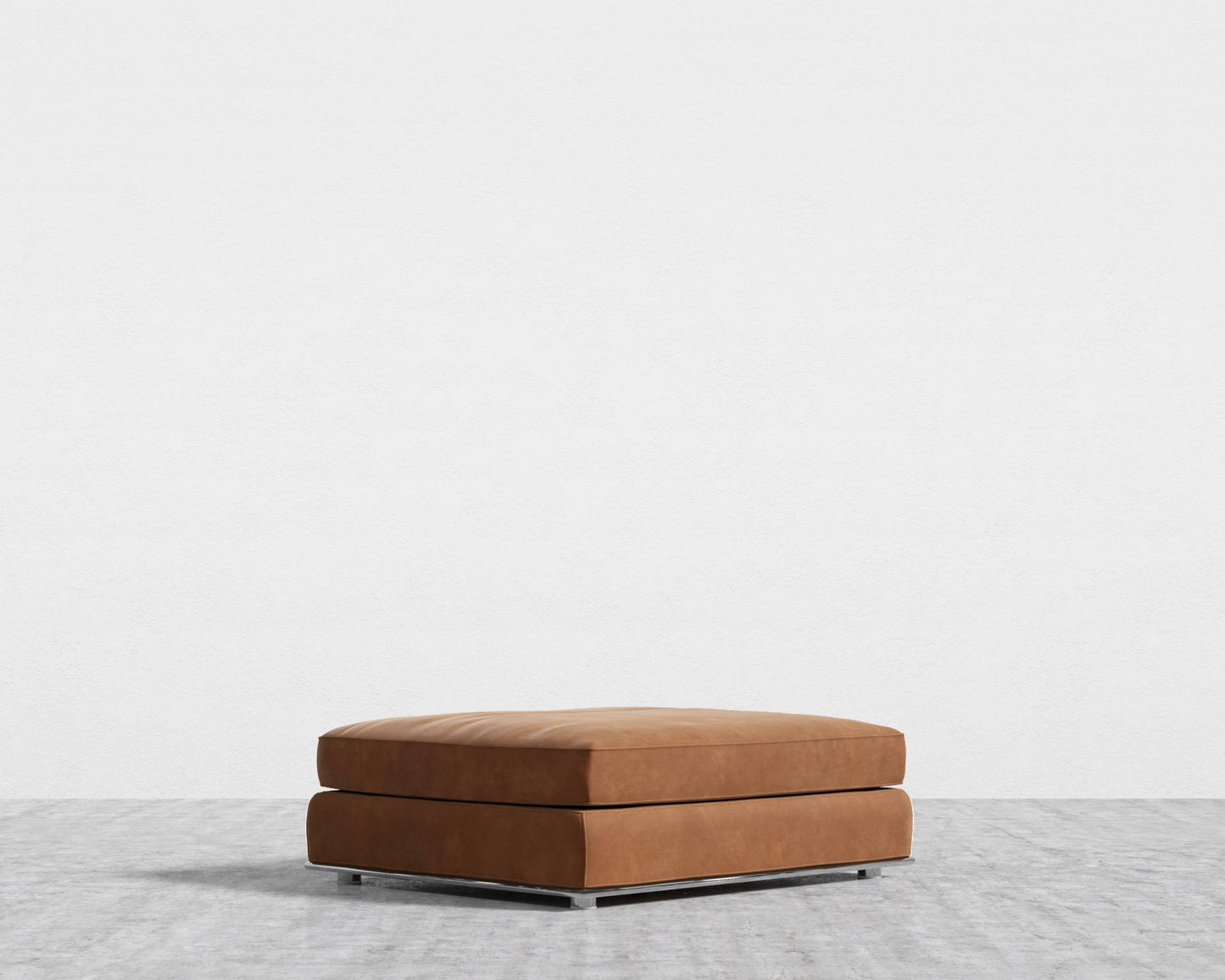 Milo 1-Seater - Ottoman - Venice Vegan Suede - Cider