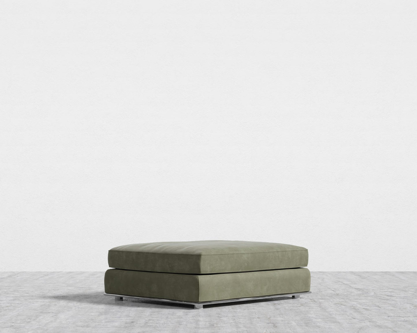 Milo 1-Seater - Ottoman - Venice Vegan Suede - Sage