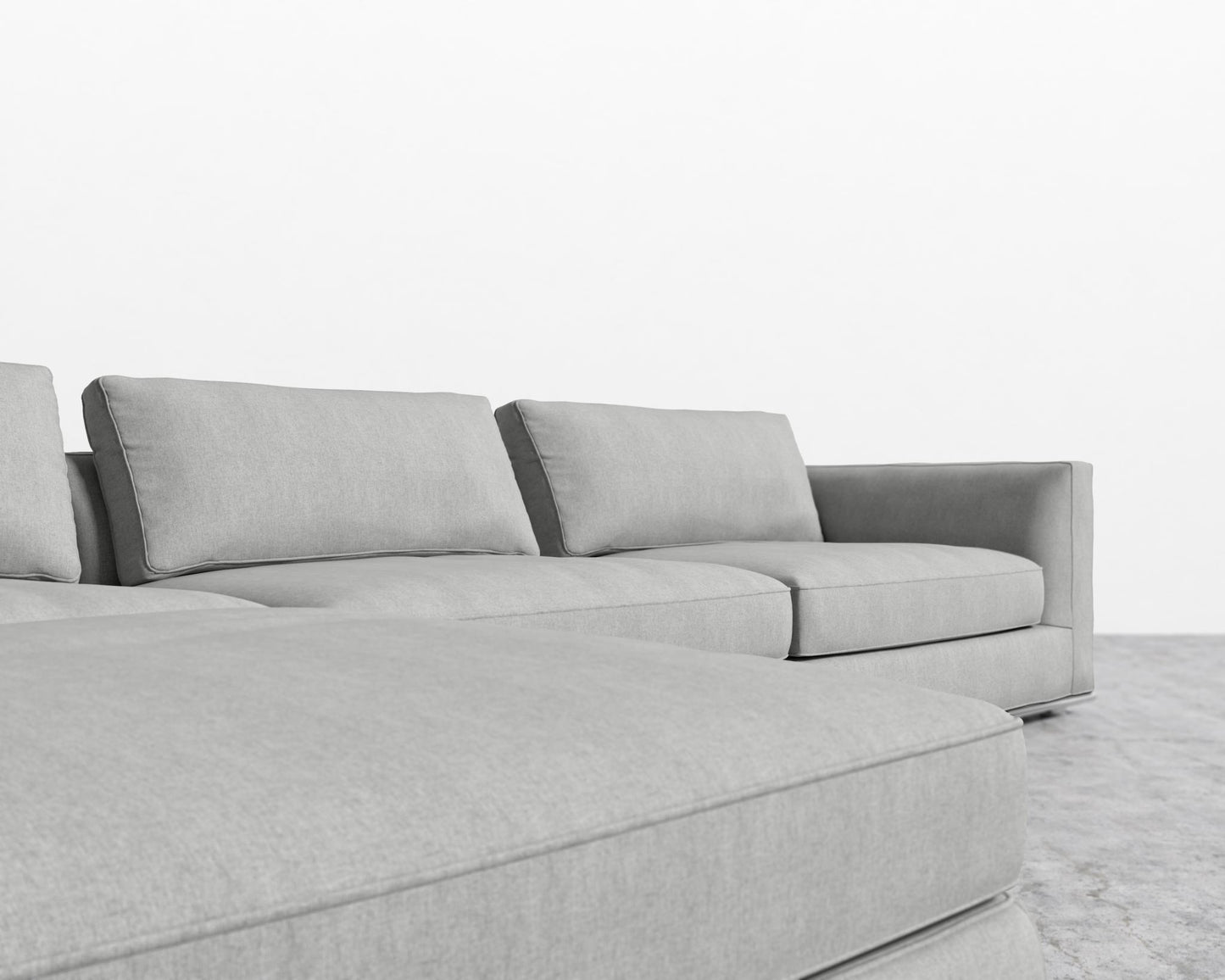 Milo Modular Sectional - Modern Felt - Malmo