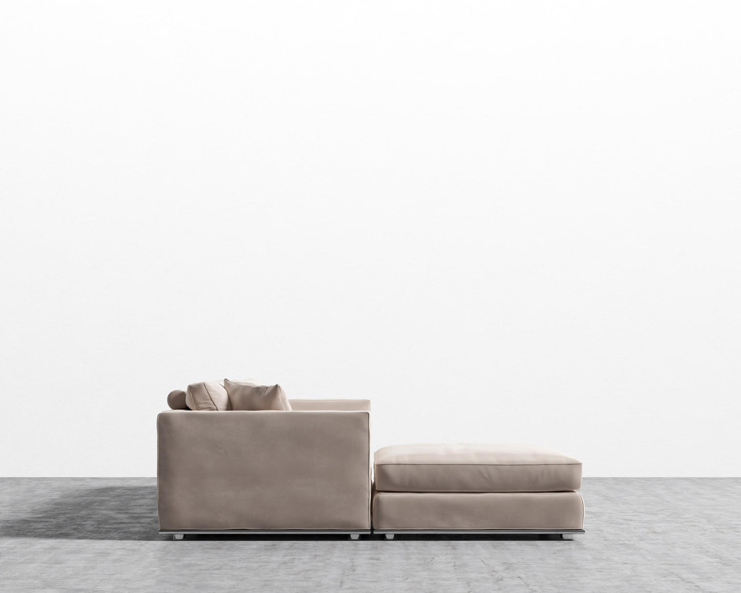 Milo Modular Sectional - Plush Velvet - Blush