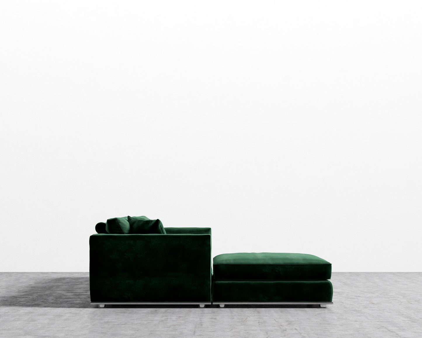 Milo Modular Sectional - Plush Velvet - Moss