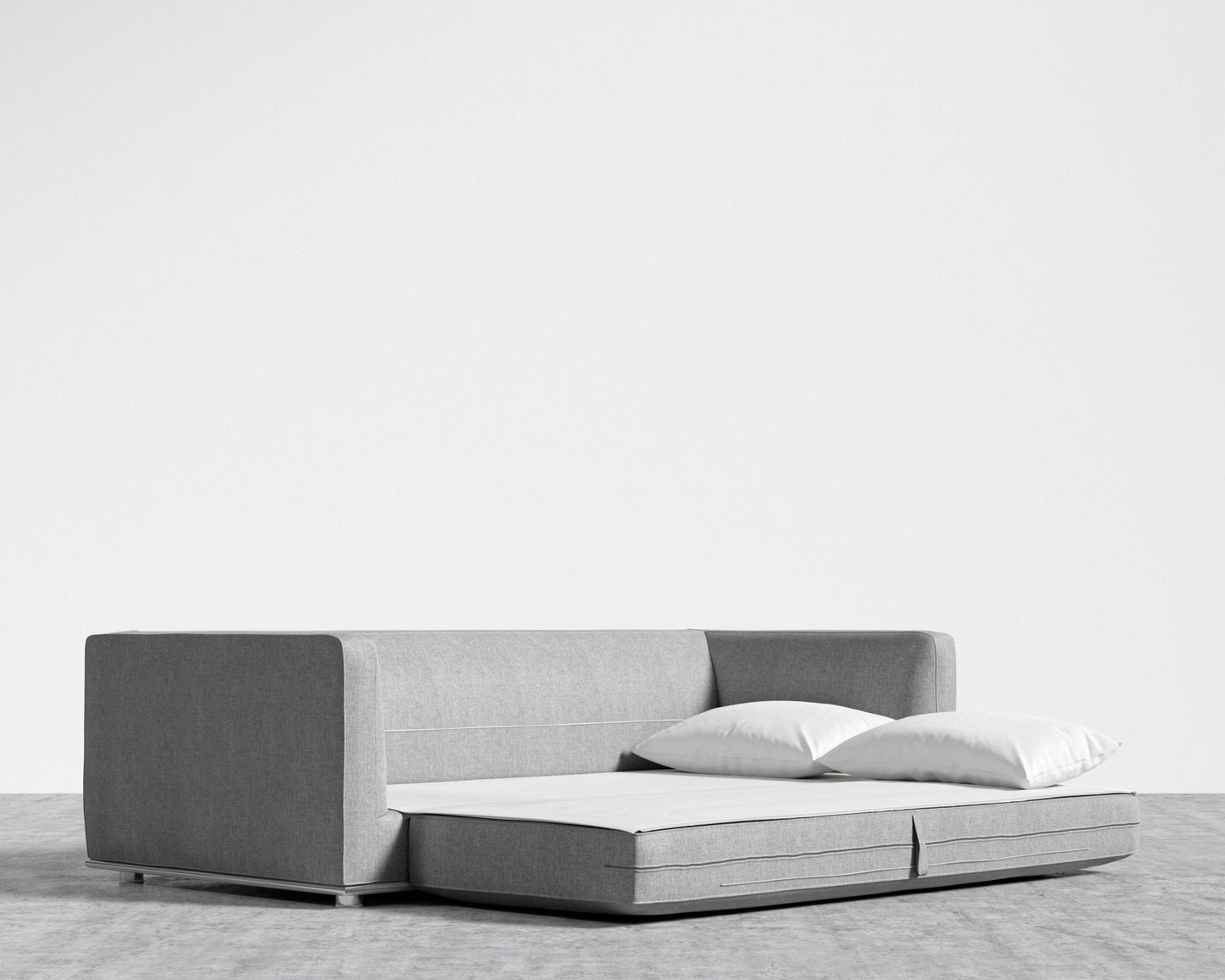 Milo Sleeper Sofa - Modern Felt - Malmo, 88" | 224cm