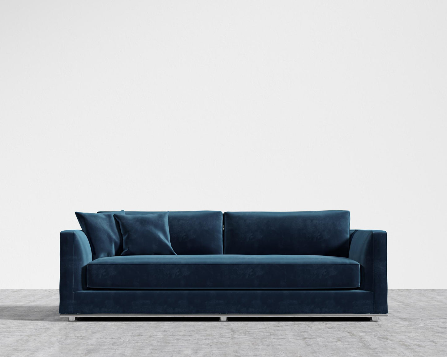Milo Sleeper Sofa - Plush Velvet - Cobalt, 88" | 224cm