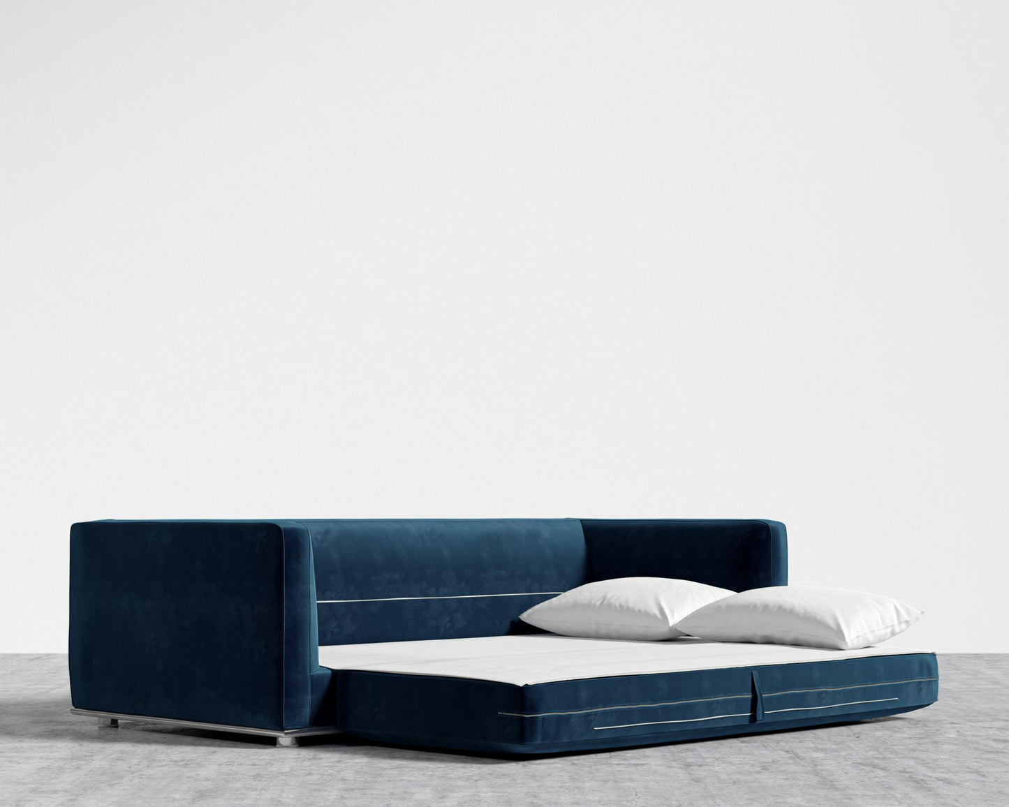 Milo Sleeper Sofa - Plush Velvet - Cobalt, 88" | 224cm
