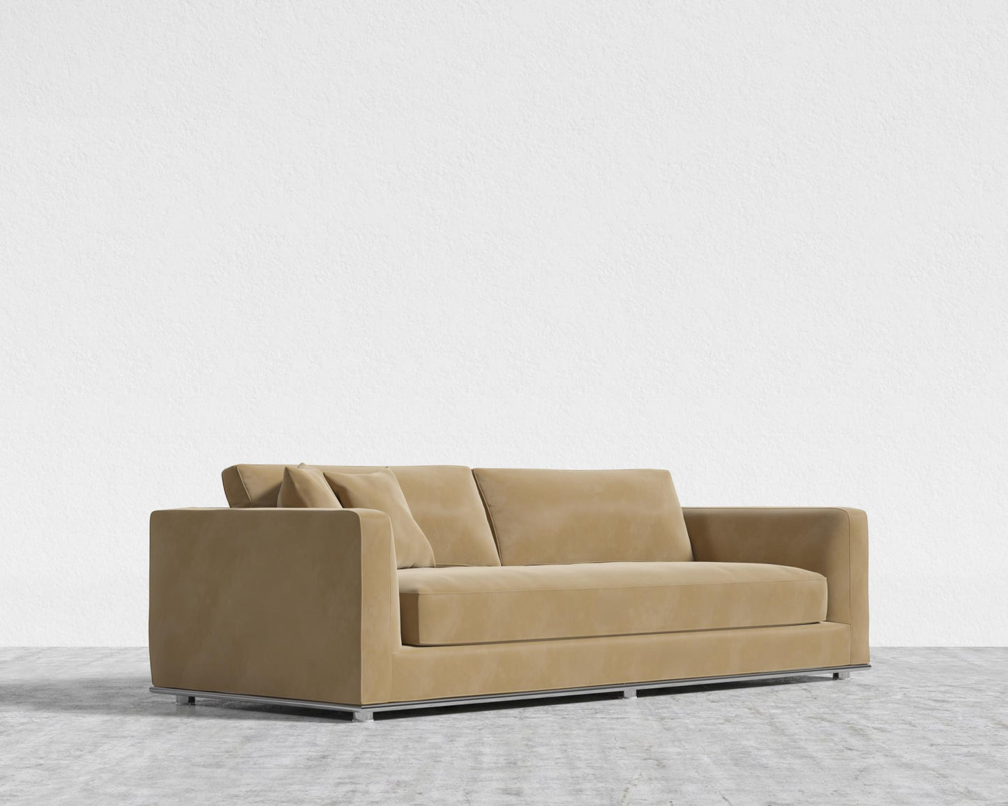 Milo Sleeper Sofa - Plush Velvet - Dune, 88" | 224cm
