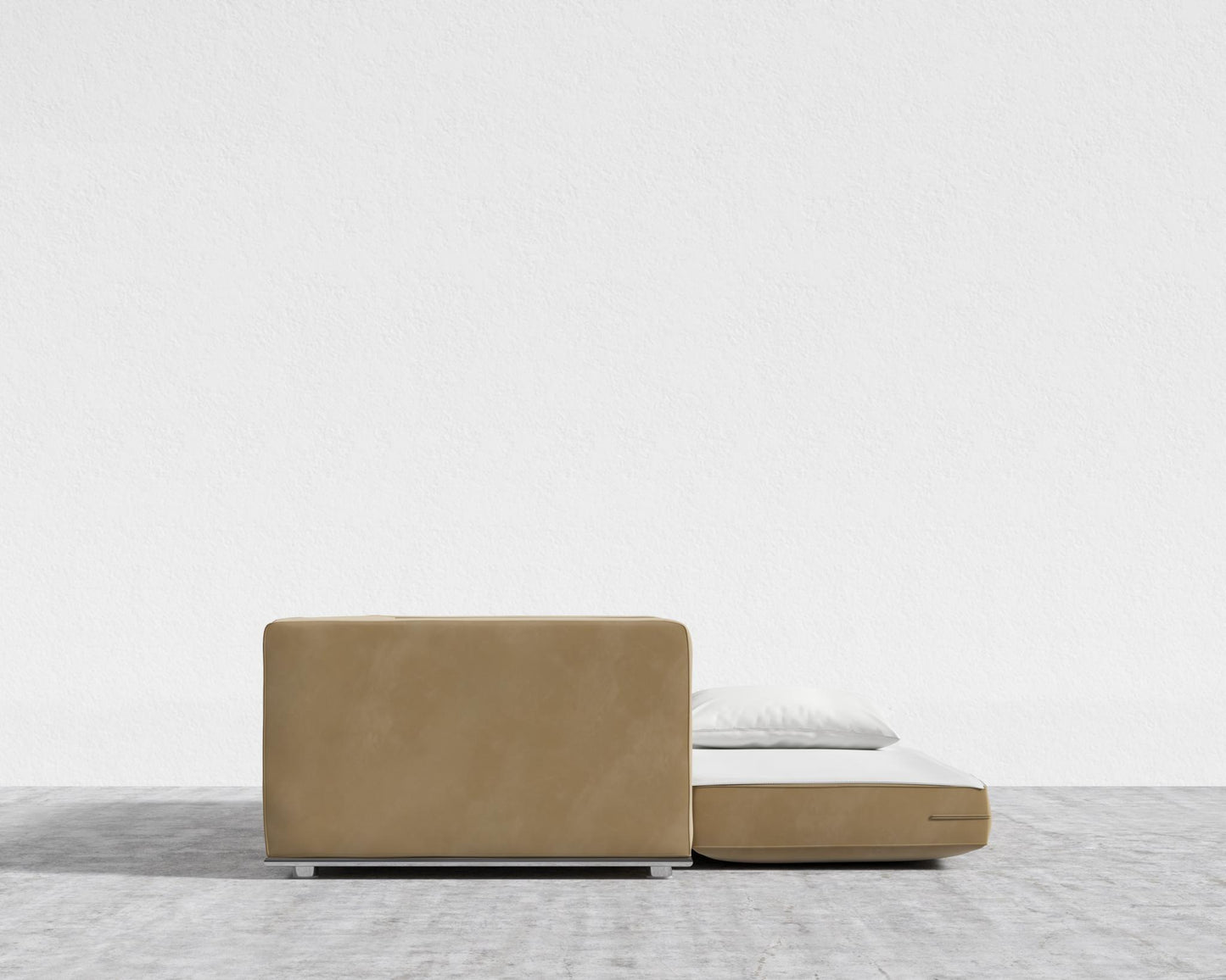 Milo Sleeper Sofa - Plush Velvet - Dune, 88" | 224cm