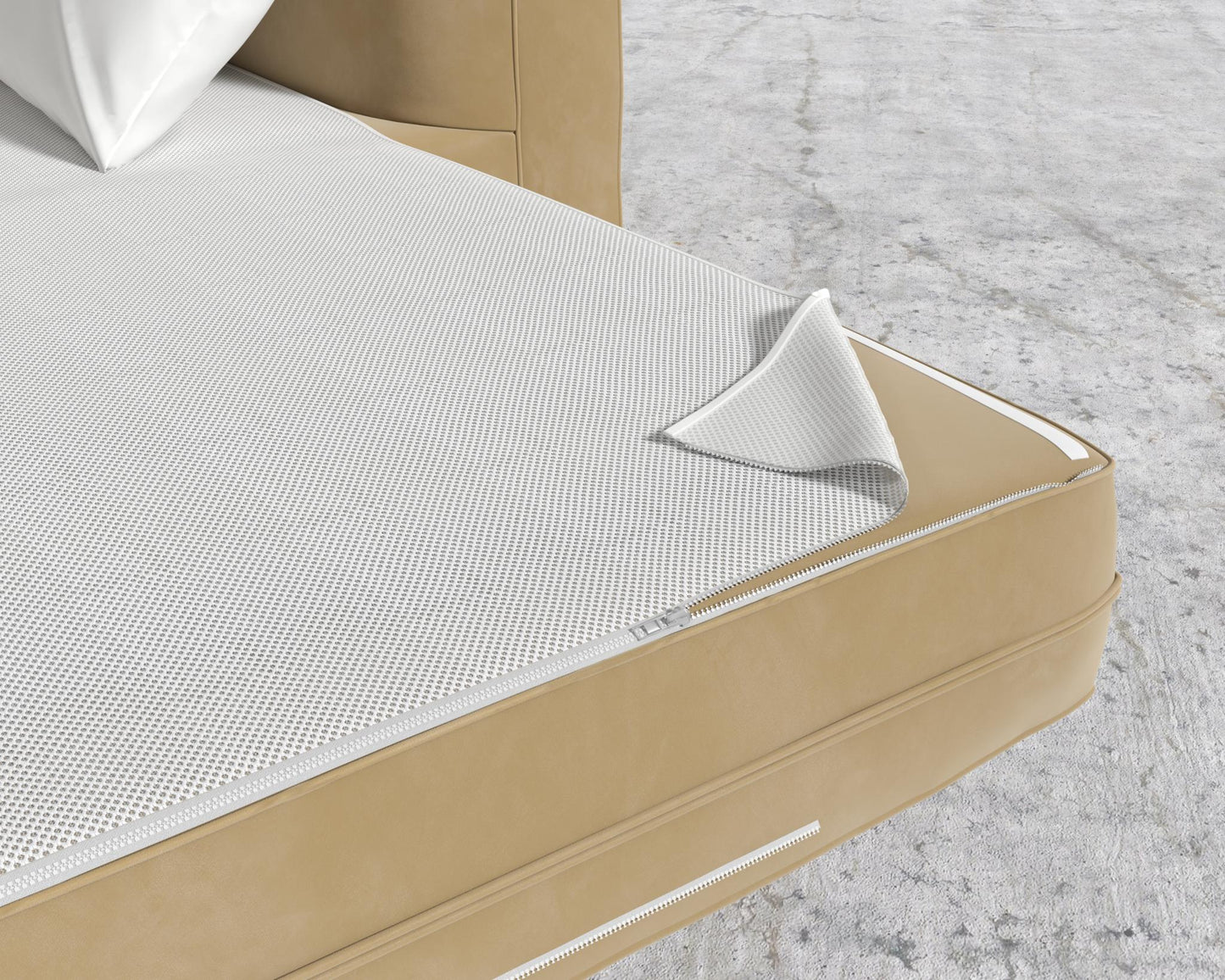 Milo Sleeper Sofa - Plush Velvet - Dune, 88" | 224cm