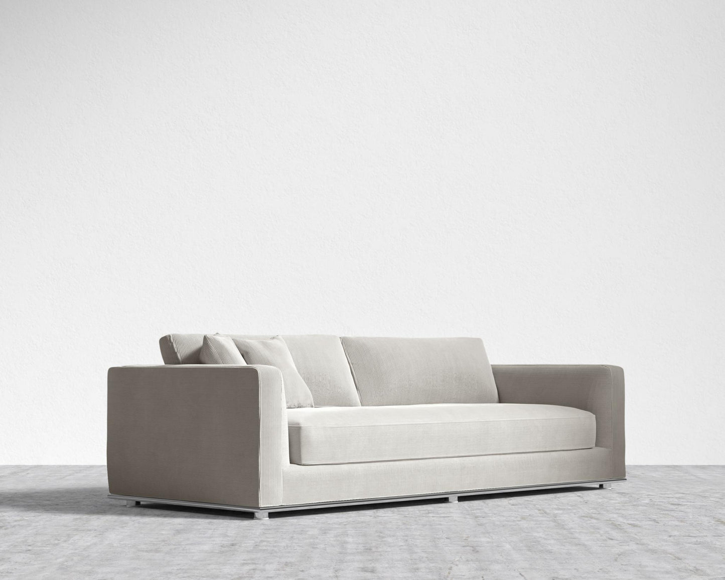 Milo Sleeper Sofa - Corduroy Velvet - Clay, 88" | 224cm