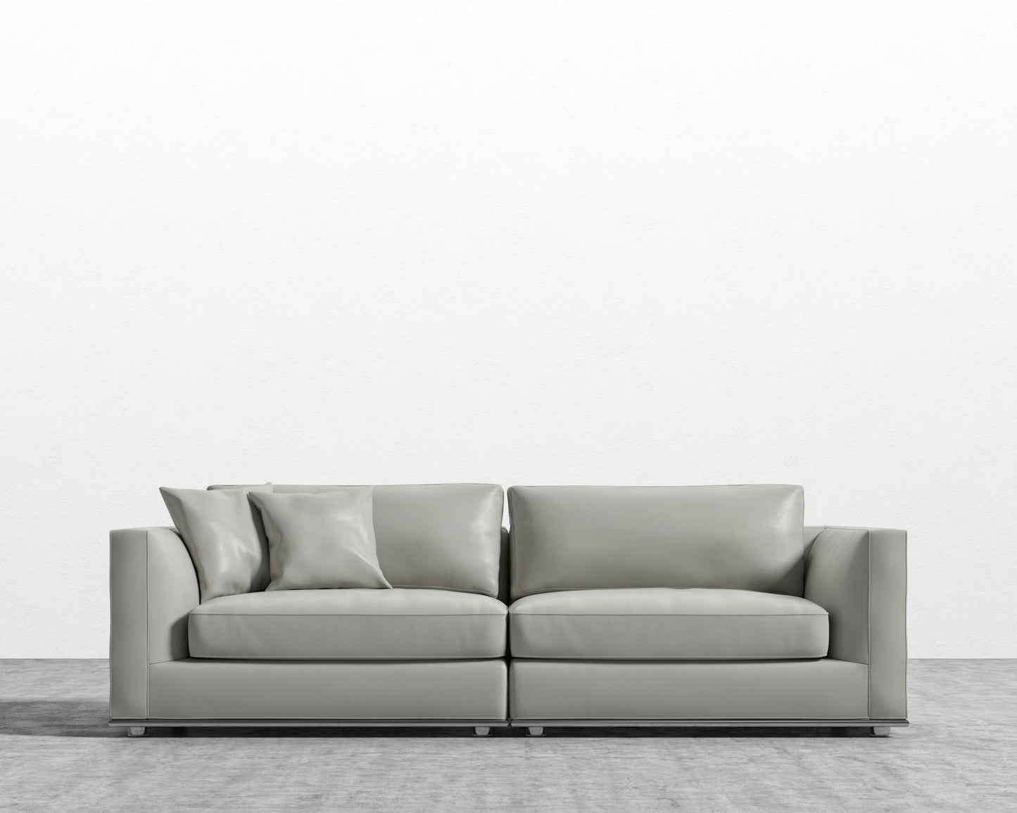 Milo Sofa - Microfiber Leather - Trento Taupe