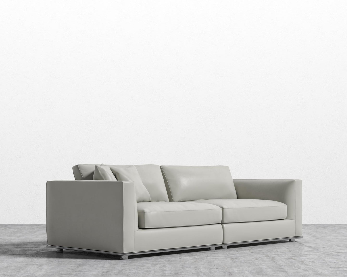 Milo Sofa - Microfiber Leather - Trento Taupe