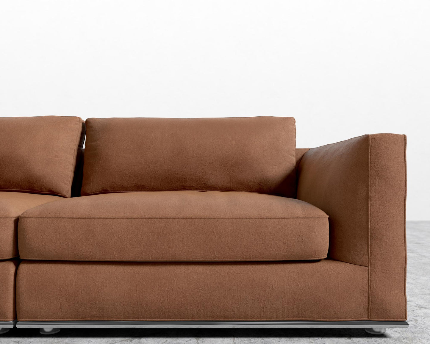 Milo Sofa - Venice Vegan Suede - Cider