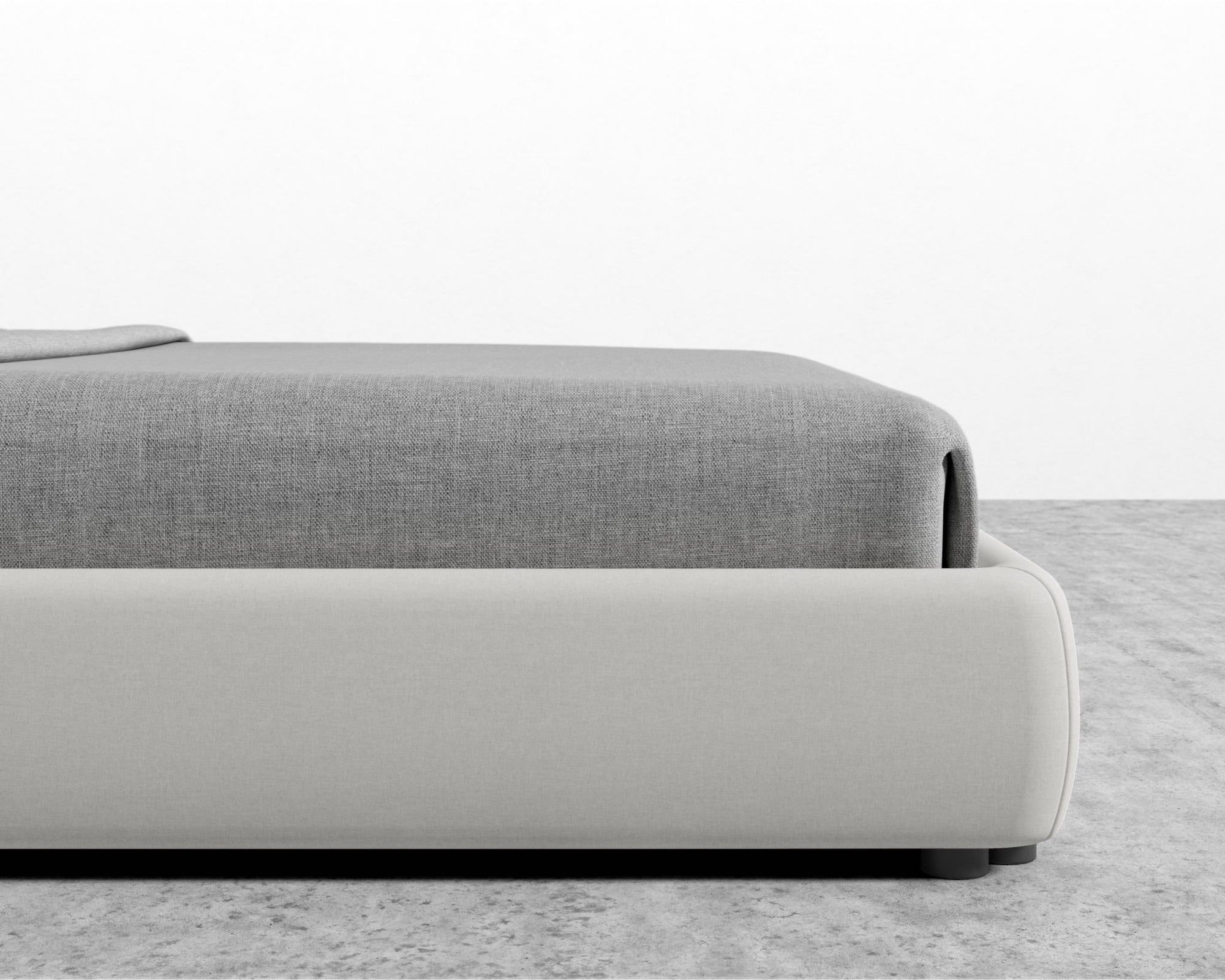Modular Bed Frame - King, Modern Felt - Alesund