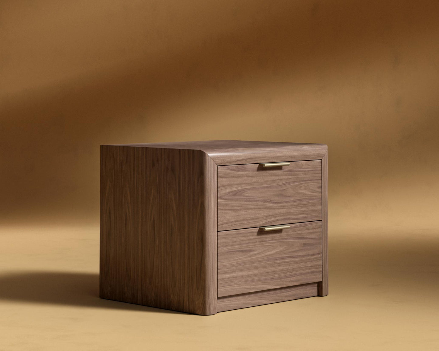 Nerva Nightstand - Walnut Veneer