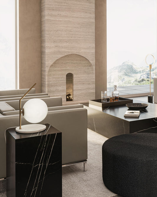 Liza Side Table - Marble