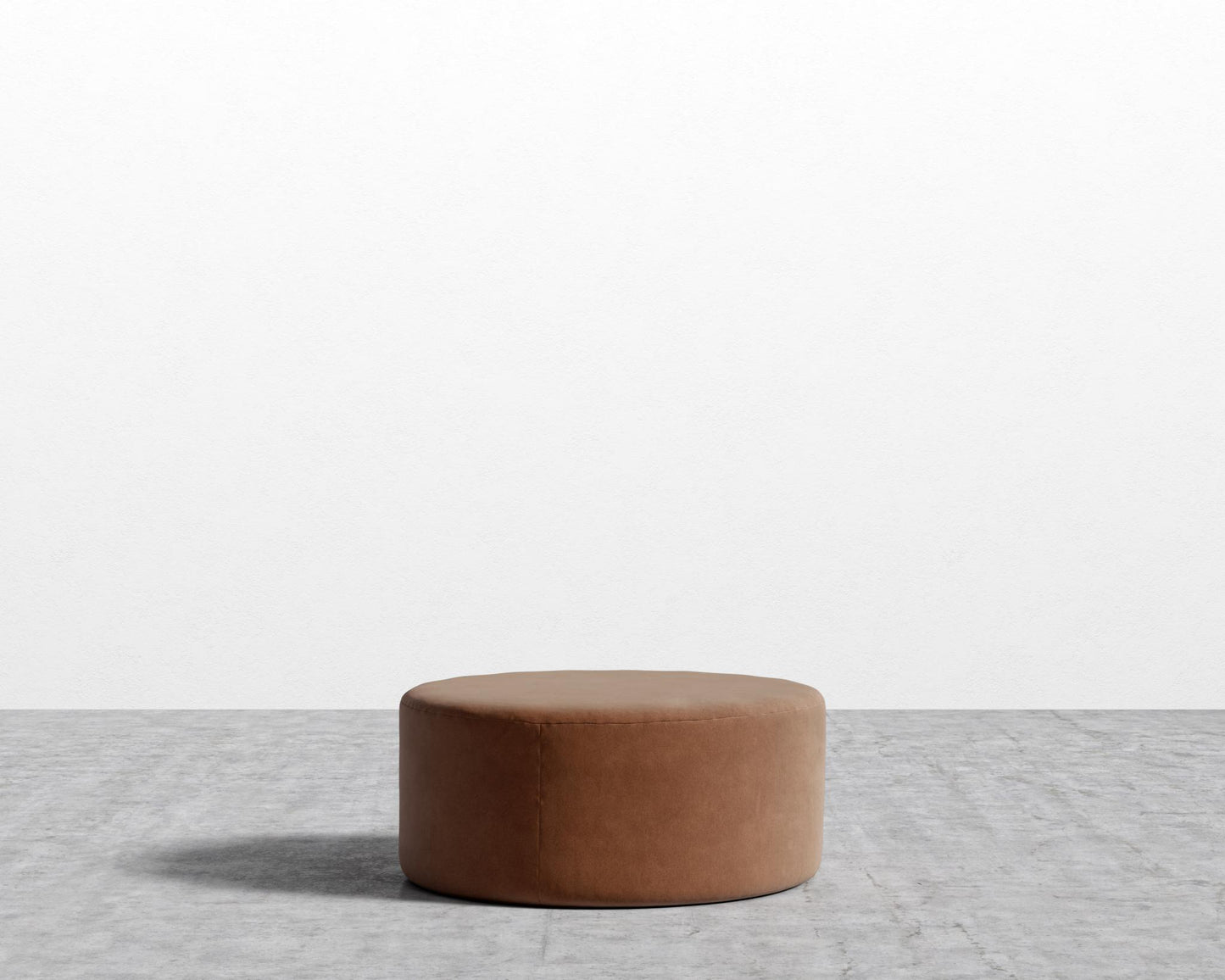 Nova Pouf - Large - Venice Vegan Suede - Cider