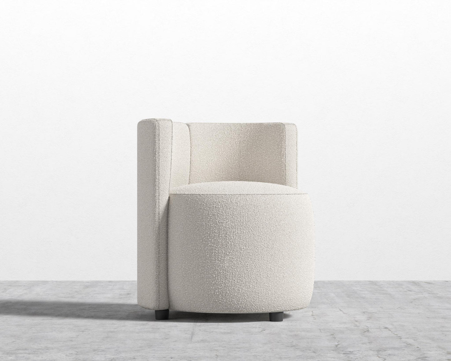 Nova Lounge Chair - Chatou Bouclé - Pearl