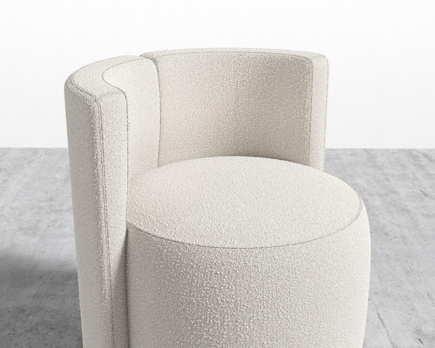 Nova Lounge Chair - Chatou Bouclé - Pearl