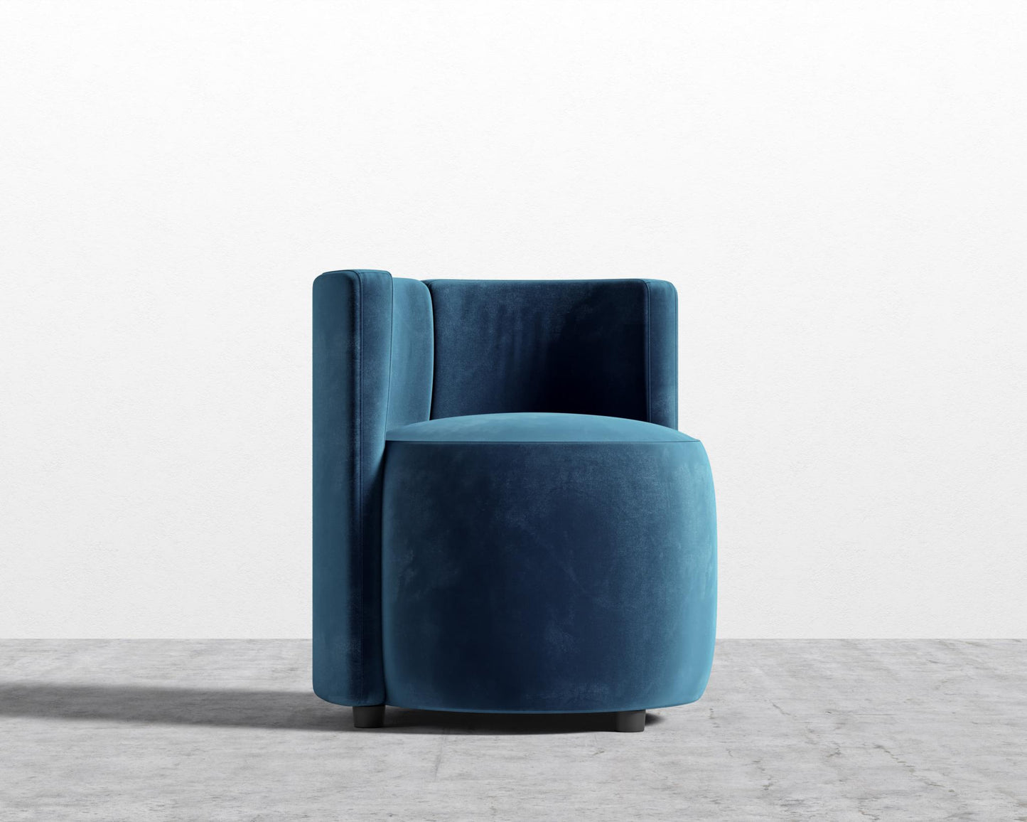 Nova Lounge Chair - Plush Velvet - Cobalt