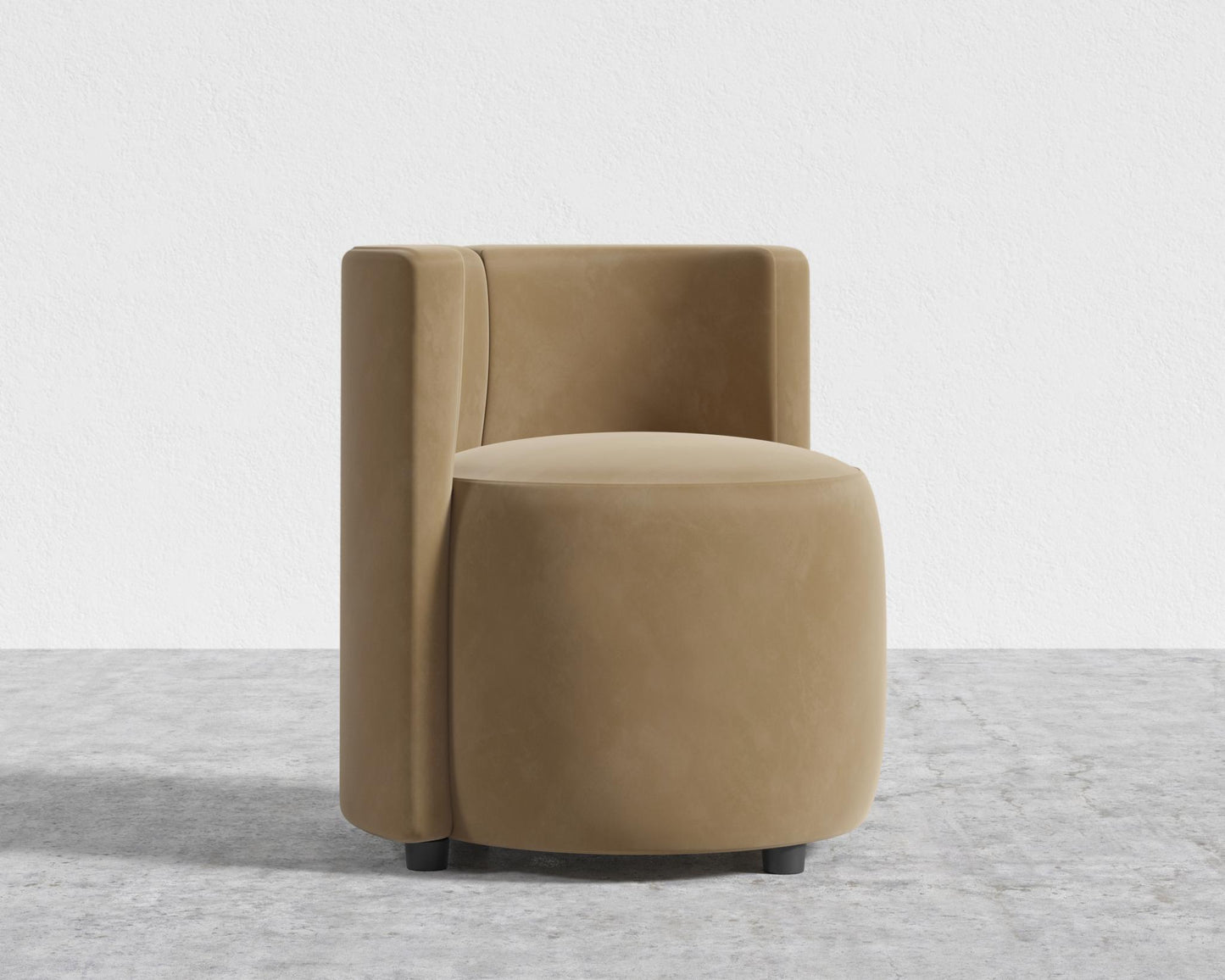 Nova Lounge Chair - Plush Velvet - Dune