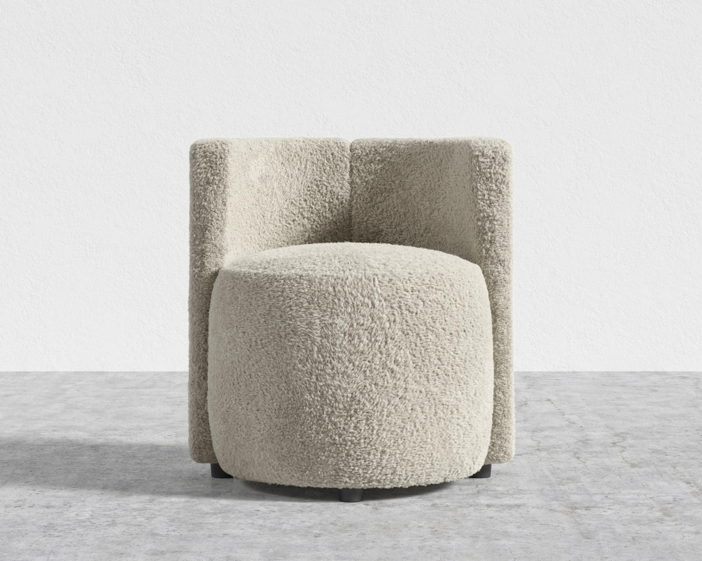 Nova Lounge Chair - Shearling - Almond