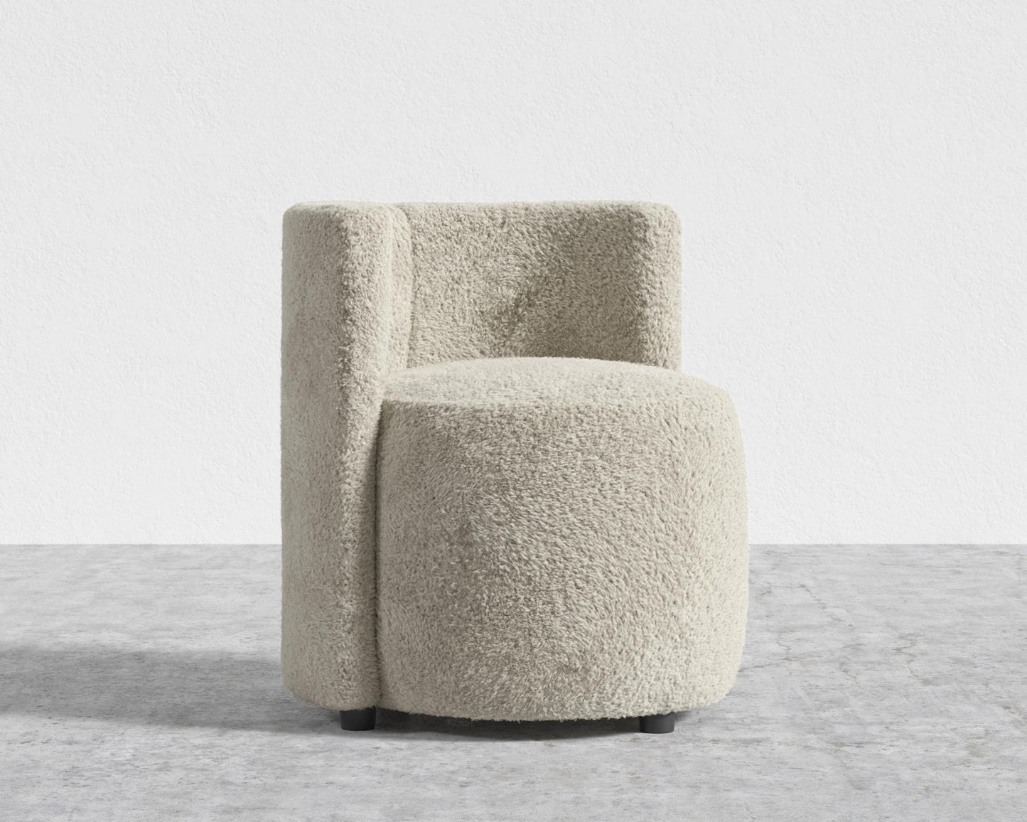 Nova Lounge Chair - Shearling - Almond
