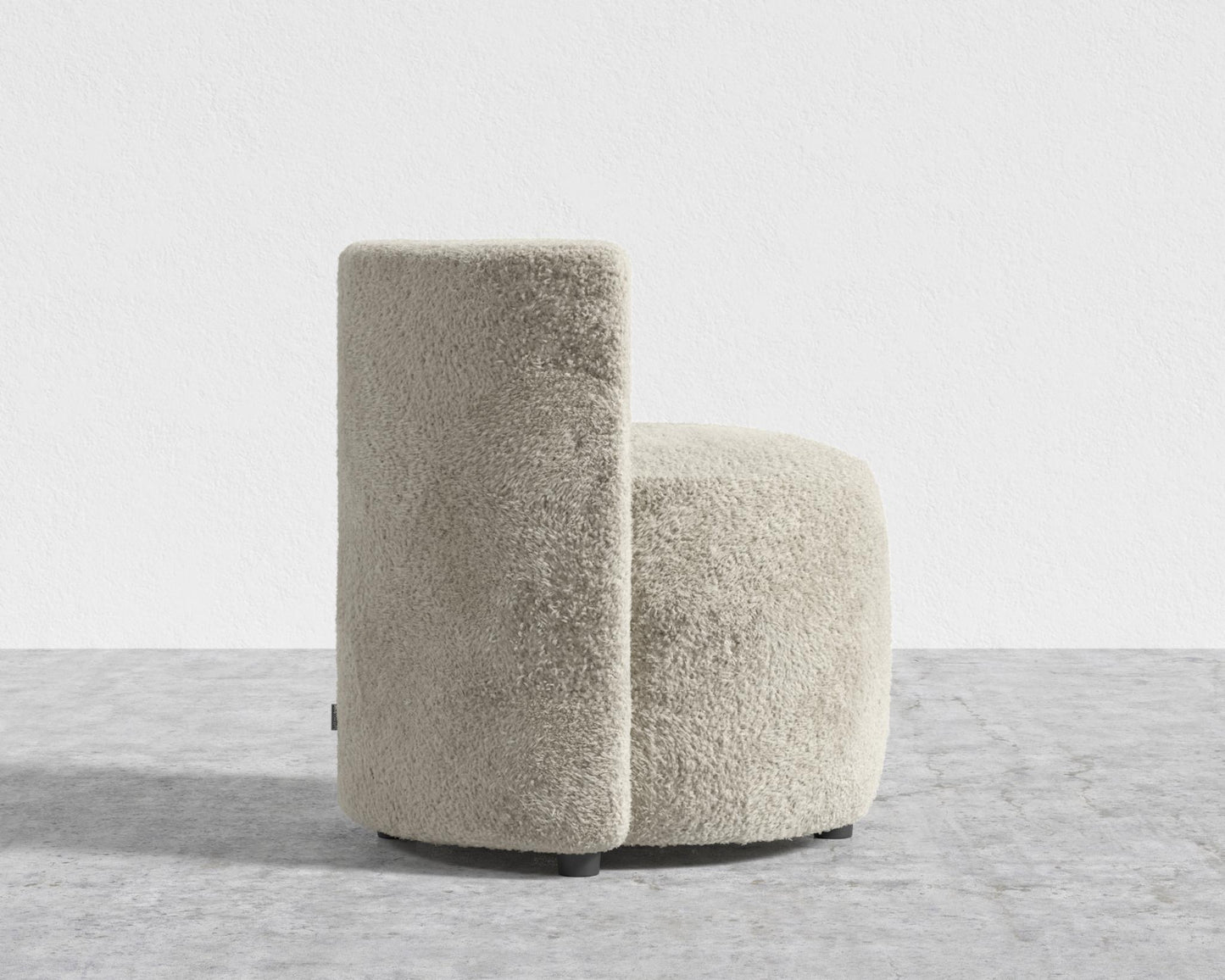 Nova Lounge Chair - Shearling - Almond