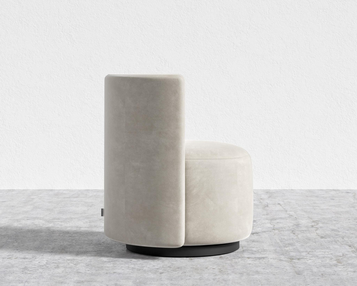 Nova Lounge Chair - Swivel - Venice Vegan Suede - Latte