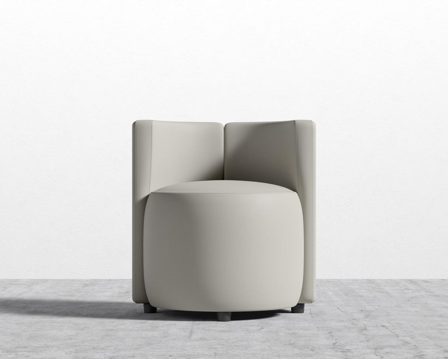 Nova Lounge Chair - Microfiber Leather - Trento Taupe