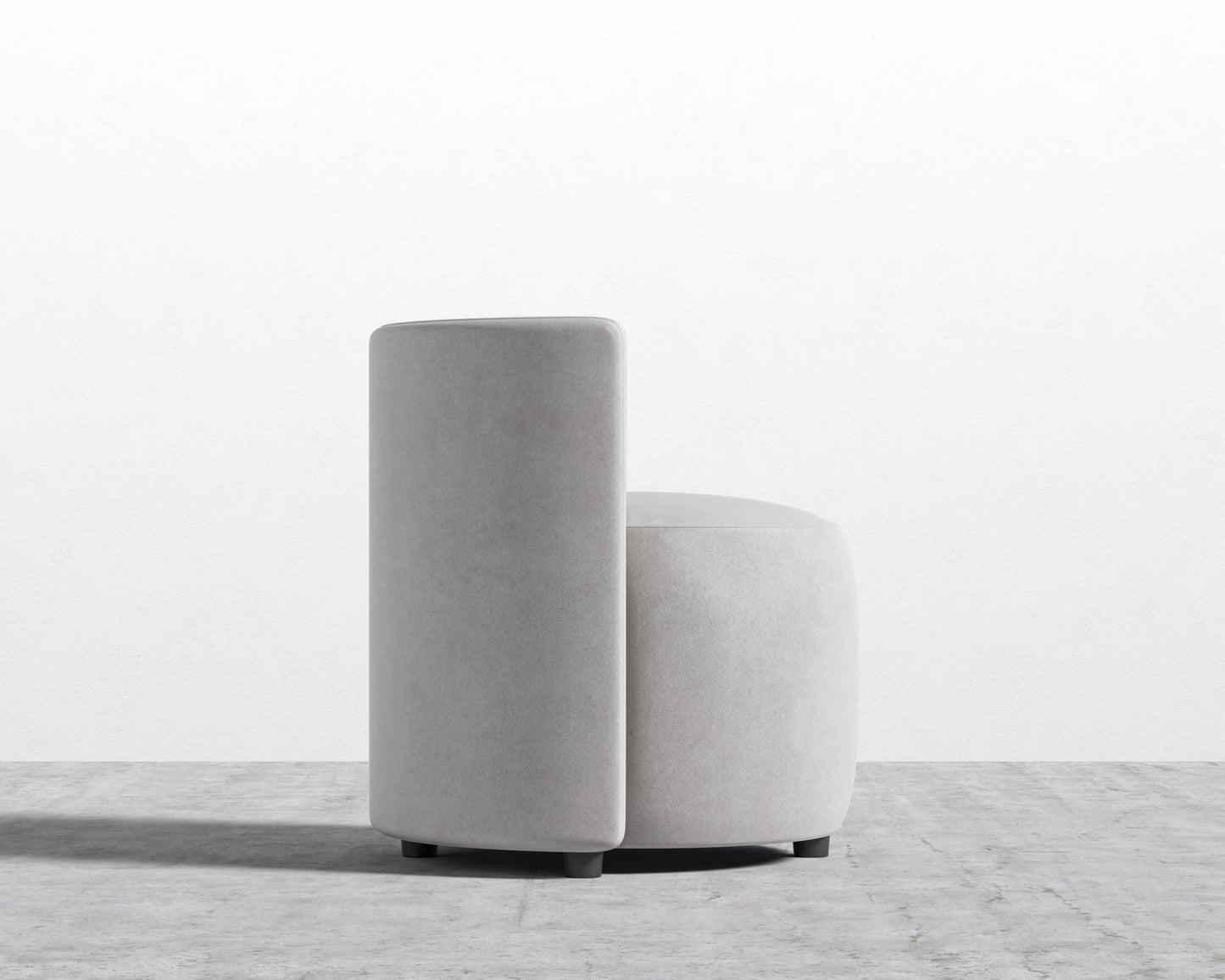 Nova Lounge Chair - Venice Vegan Suede - Chiffon