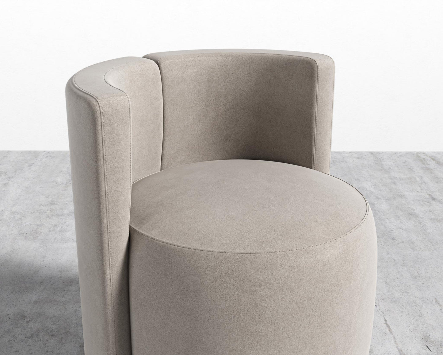 Nova Lounge Chair - Venice Vegan Suede - Latte