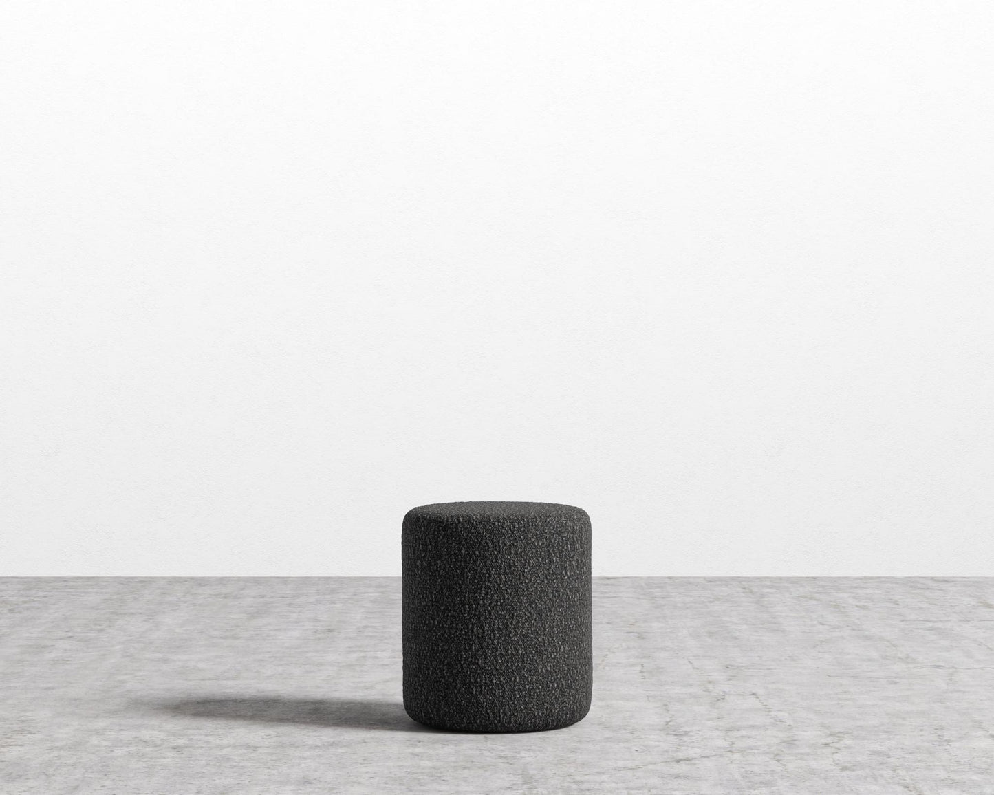 Nova Pouf - Chatou Bouclé - Caviar