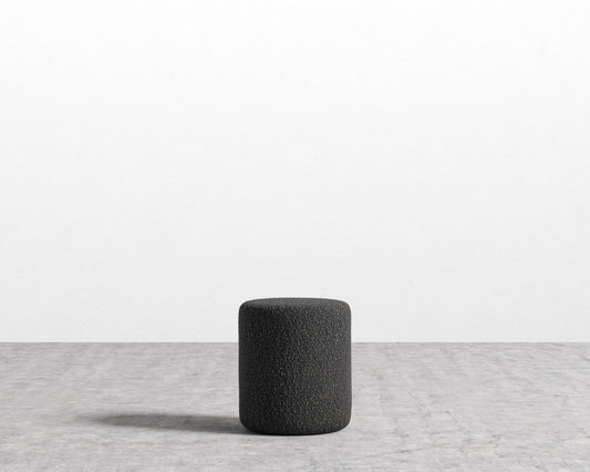 Nova Pouf - Chatou Bouclé - Caviar