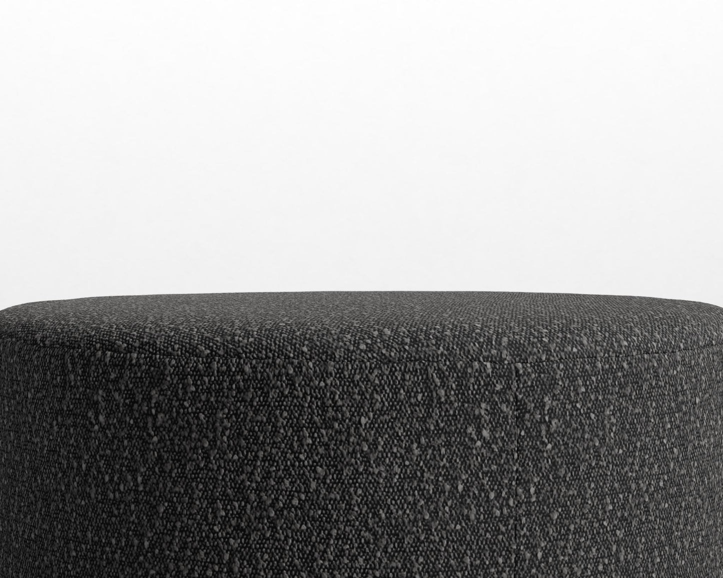 Nova Pouf - Large - Chatou Bouclé - Caviar